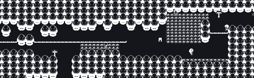 Sinnoh Route 201 as an white-on-ink pattern