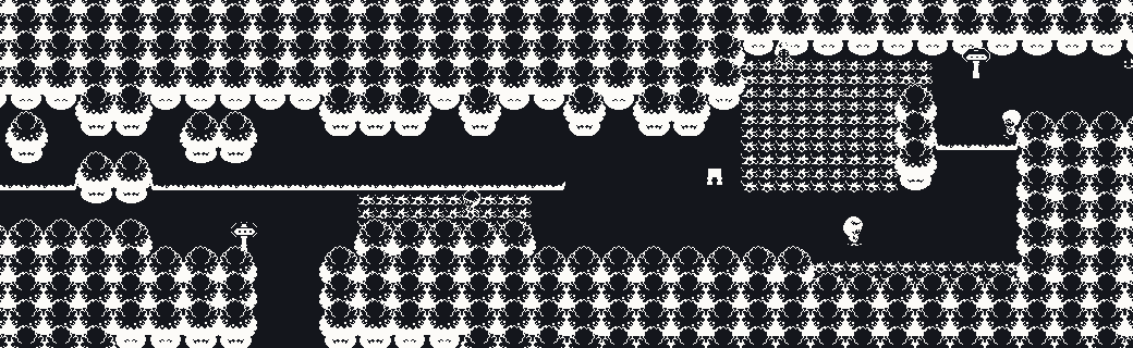 Sinnoh Route 201 as an eggshell-on-ink pattern